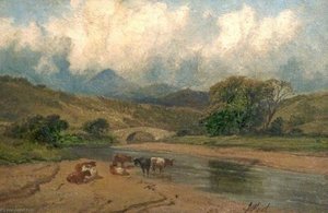 Scene In The Lake District — James Peel