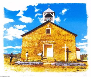 Angelito Negro, from the National Chicano Screenprint Taller, 1988 1989