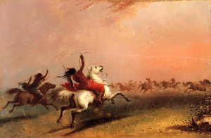 Wild Horse Hunt — Alfred Jacob Miller