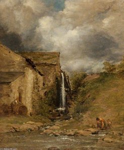 An Overshot Mill — John Linnell