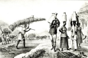 Milk And Capim Vendors — Jean-baptiste Debret