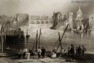View Of Galway From The Claddagh — William Henry Bartlett
