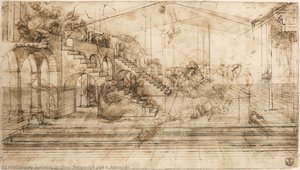 Perspektive Für Die Verehrung — Leonardo Da Vinci