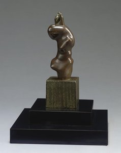 Maquette For Three-quarter Figure; Lines — Henry Moore