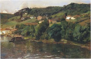 Asturian Landscape — Joaquín Sorolla Y Bastida, Realism