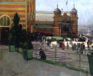 From The Verandah — Sir John Lavery