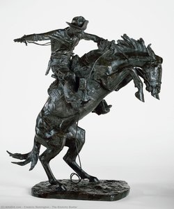 The Broncho Buster — Frederic Remington, Contemporary Realism