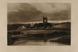 Kirkstall Abbey On The River Aire — Thomas Girtin, Romanticism