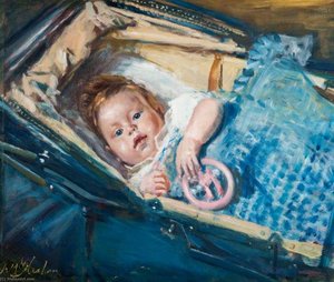 Baby In A Pram — Archibald A Mcglashan