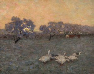 Sunrise In Winter — William Edward Stott
