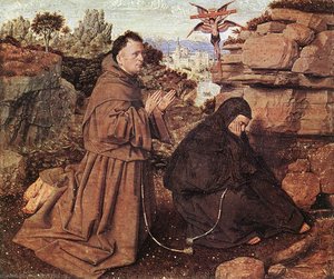 Stigmatization Of St Francis — Jan Van Eyck, Early Netherlandish