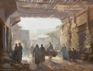 The Souk, Marrakech — Edward Seago