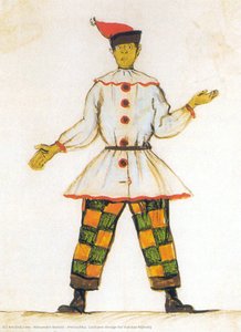 Petrushka. Costume Design For Vatslav Nijinsky — Alexandre Benois