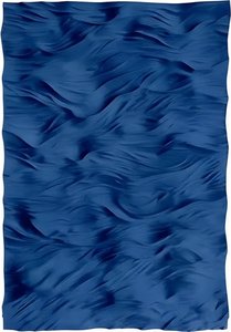 Textured Blue Abstract Wall Hanging – Modern Fabric Art, Abstract Art