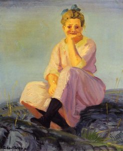 Pink And Blue — John French Sloan