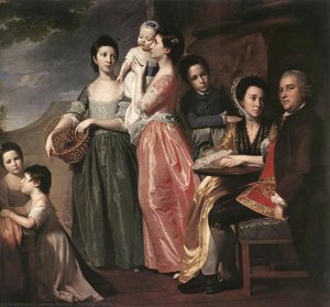 The Leigh Family — George Romney, Georgian Portraiture