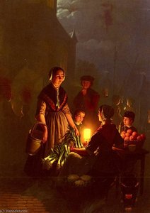 The evening market