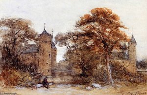 Castle Westhoven In Domburg Sun — Јоханнес Босбум