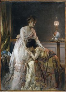After The Ball — Alfred Stevens, Academic/historical Painting