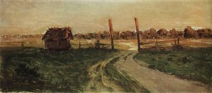 Landscape With An Isba. — Isaak Ilyich Levitan