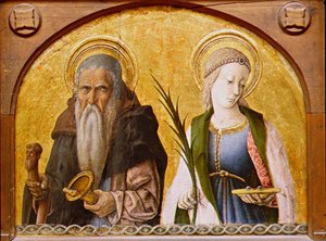 I Sts. Antonio Abate E Lucia — Carlo Crivelli