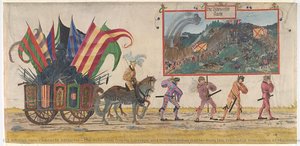 The Bohemian Trophy Carriage And The Bohemian Battle, From The Triumphal Procession Of Maximilian I — Albrecht Altdorfer