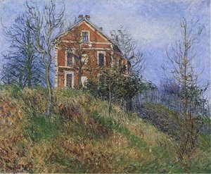 Red House Near Port Marly — Gustave Loiseau