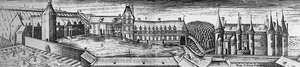Chateau De Maillebois, Gravure — Claude Chastillon