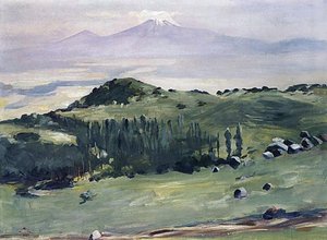 From The Aragats' Slopes — Martiros Sarian