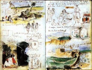 A Meknez. Il Mellah E Sidi Said — Eugène Delacroix