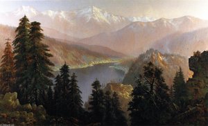 Donner Lake From The Summit — Edwin Deakin