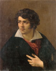 Portrait Of A Young Man — Anne-louis Girodet
