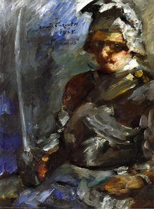 Thomas In Armour — Lovis Corinth, Expressionist Portraiture