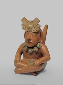 Bottle representing a high-ranking figure