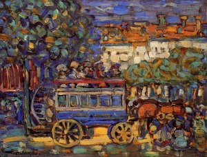 Paris Omnibus — Maurice Brazil Prendergast