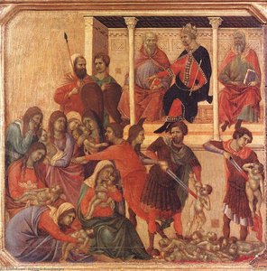 Die Ermordung Der Unschuldigen — Duccio Di Buoninsegna