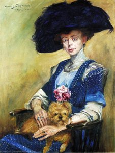 Portrait Of Frau Luther — Lovis Corinth, Symbolist Expressionism