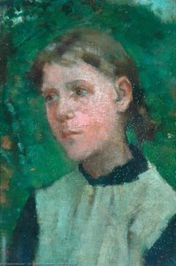 Head Of A Girl — Sir George Clausen