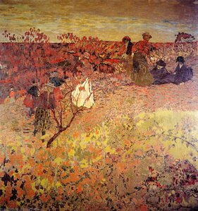 Promenade In The Vineyard — Jean-édouard Vuillard, Post-impressionism