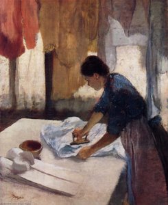 Woman Ironing — Hilaire-germain-edgar Degas, Impressionism