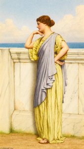 Looking Out At Sea — R.b.a John William Godward