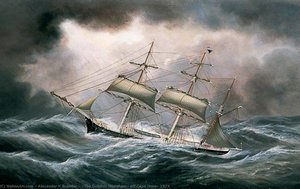 'The Dolphin Shoreham' off Cape Horn, 1874