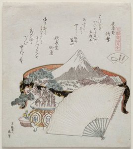 The Pure Red Shell — Katsushika Hokusai, Ukiyo-e
