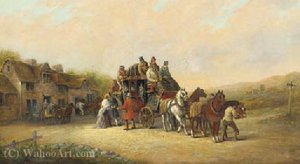 The chester coach outside the george inn
