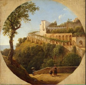Italian Landscape — Pierre Athanase Chauvin, Neoclassicism