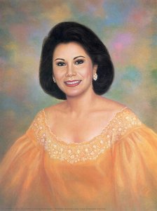 Portrait Of First Lady Luisa Pimentel Ejercito — Lourdes Coching Rodriguez