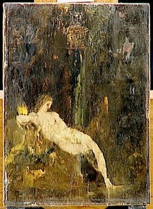 Fée Dans Une Grotte — Gustave Moreau