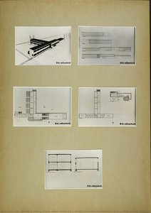 8-year School (design For A School, Elevations And Horizontal Sections, From Ludwig Hilberseimer — Waldemar Hüsing