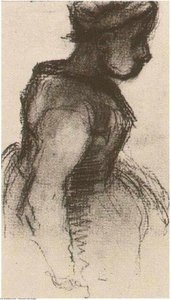 Peasant Girl, Half-figure — Vincent Willem Van Gogh, Expressionism