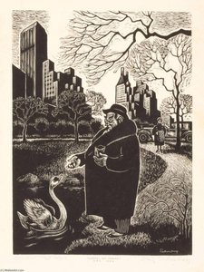 Central Park Idyll — Fritz Eichenberg